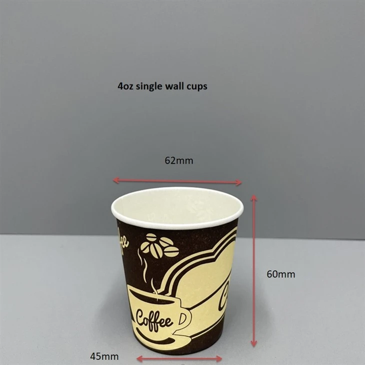 4oz Paper Cups With Custom Print