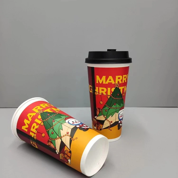 22oz paper cups with lids