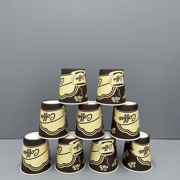 কাস্টম প্রিন্ট সহ 4 ওজ পেপার কাপ