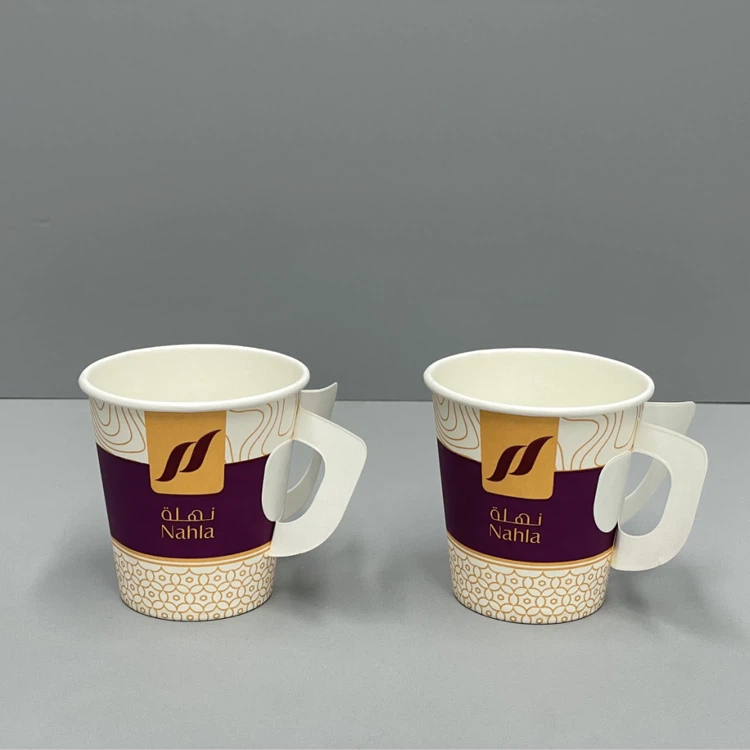 Single wall paper cups with lid (5)