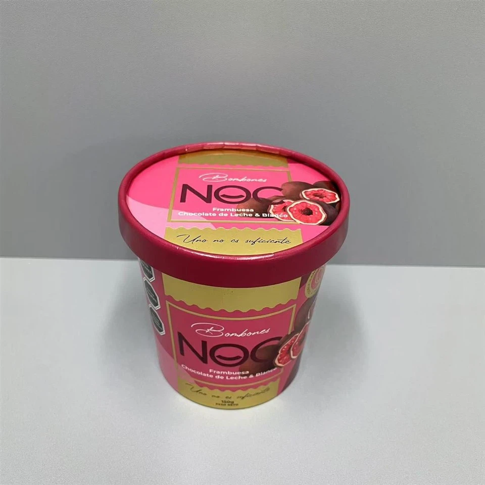 Glossy ice cream cup